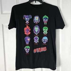 Dc comics Black Suicide squad character  t-shirt